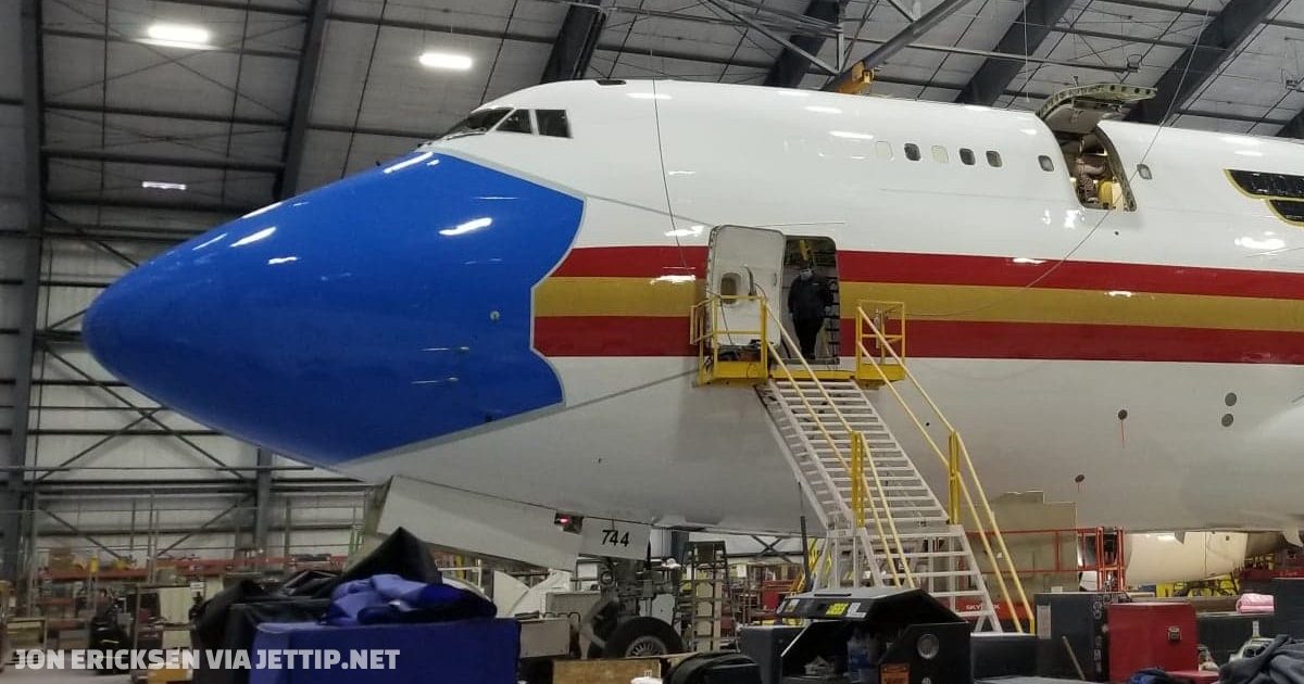 Kalitta air 757-400 1/200 マスク Kalitta air 757-400 1/200 マスク